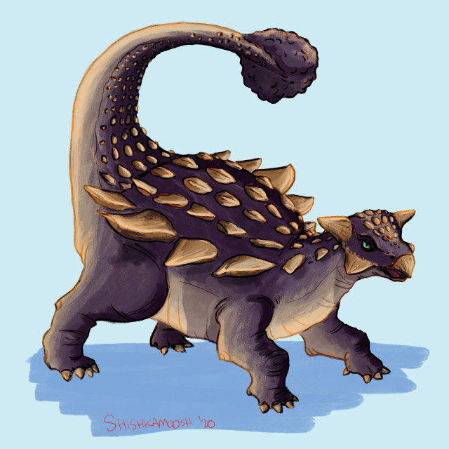 spiky ankylosaurus