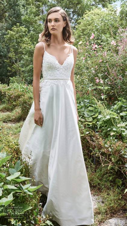 (via Elbeth Gillis 2021 Wedding Dresses — “Grace” Bridal...
