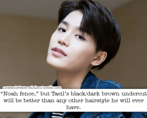 unpopularkpop-opinions:noah fence but taeil’s black/dark brown...