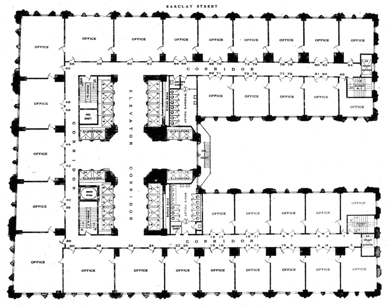 Hidden Architecture Typical Floor Plan Of Woolworth Building New