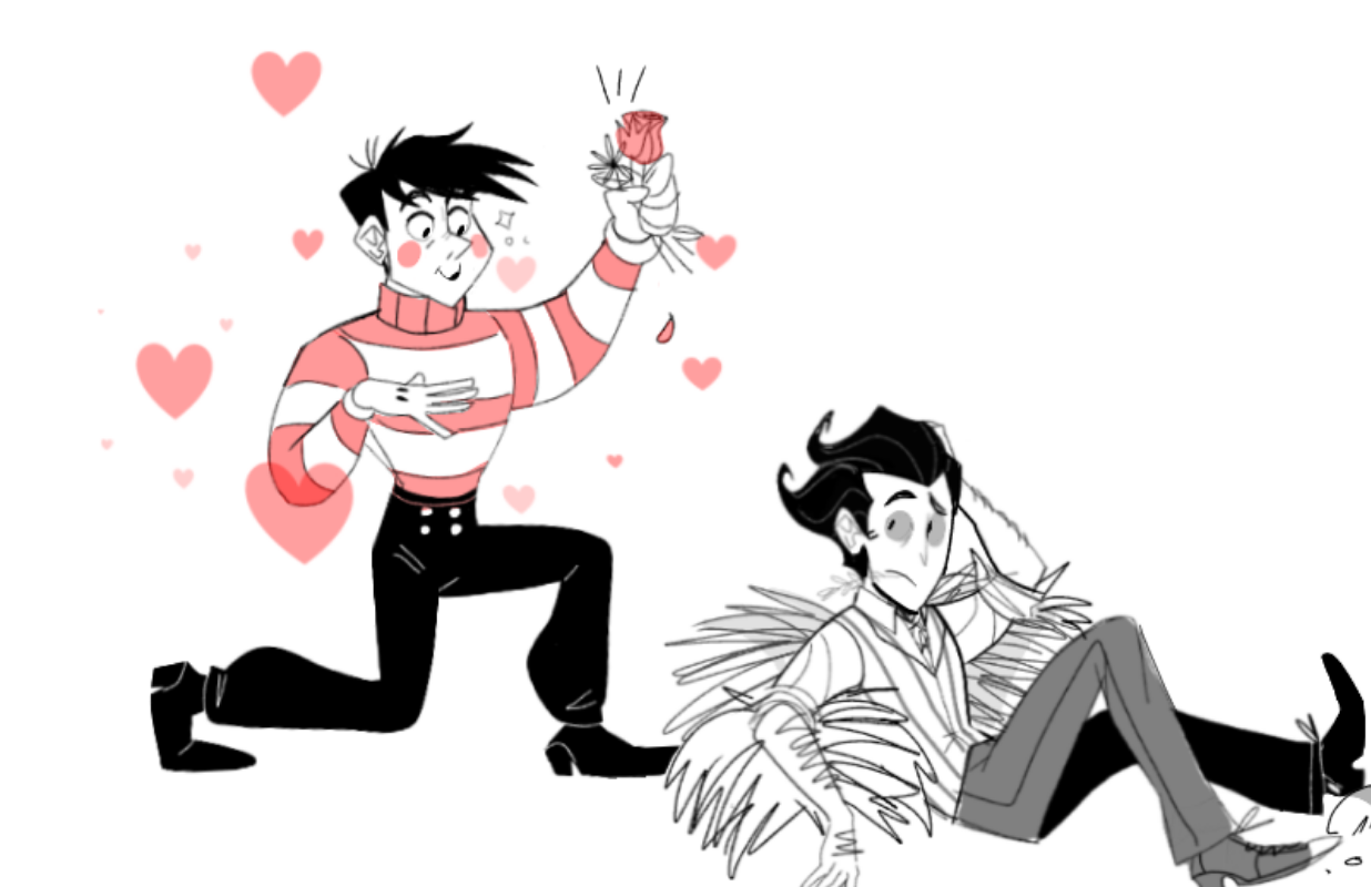 can we play on my user? — Valentine's day Wes doodles that ...