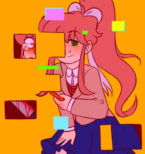 monika fan art | Tumblr