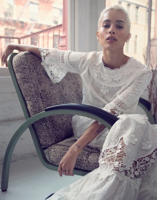 leah-cultice:Zoe Kravitz by Stas Komarovski for The Edit...