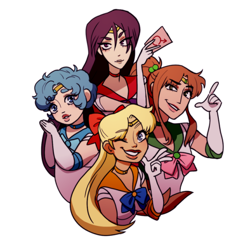 allyssinian:sailor moon charms, part one, the inner scouts!...