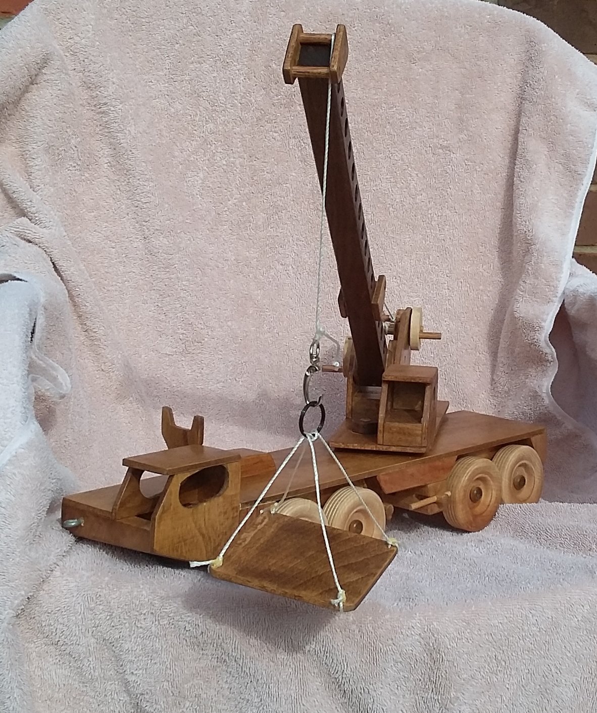 old toy crane