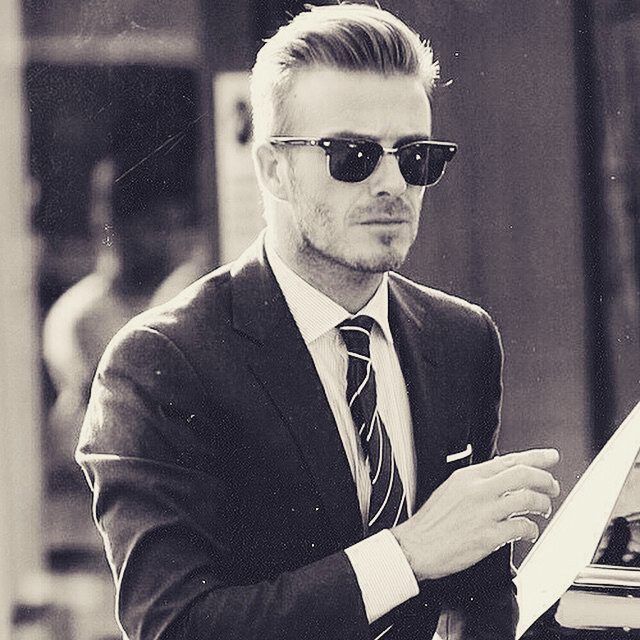 David Beckham in RayBan Clubmaster Sunglasses by Yeah Sunglasses!