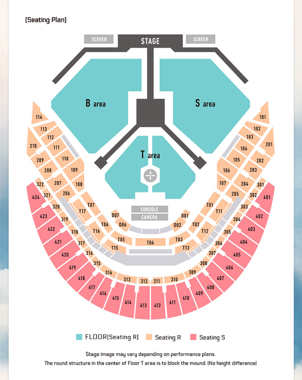 Bts Wings Seating Chart