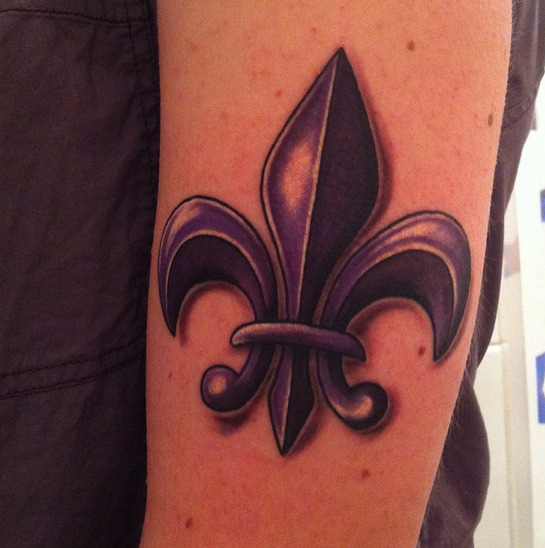 — Purple Fleur de Lis, inspired by the Saints Row...