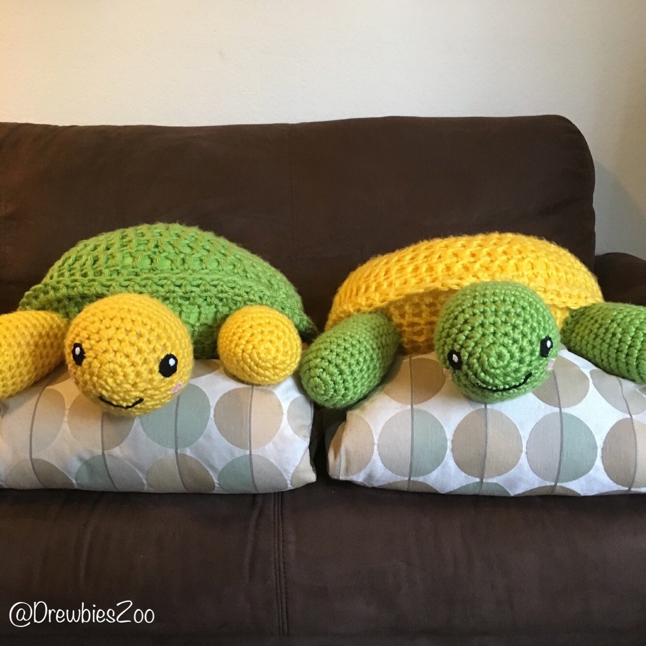 giant sea turtle pillow