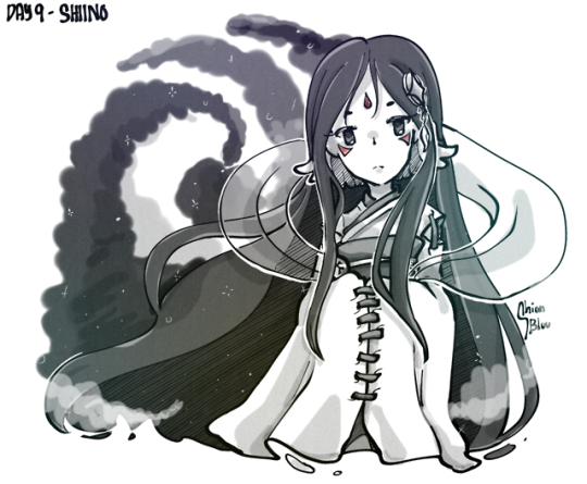 Day 9 Inktober - Shiino