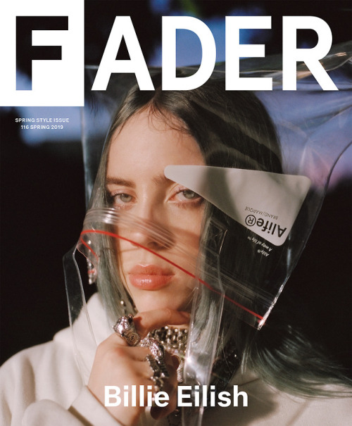 Billie Eilish is the 2nd of three #FADER116 Spring Style cover...