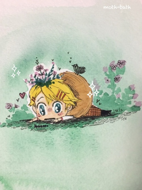 moth-bath:Finnian watercolor doodles ahhh boy do I love me some...