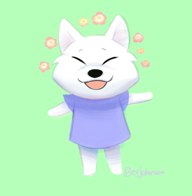 samoyed villager when