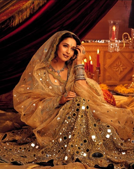 Madhuri Dixit as Chandramukhi in â€œDevdasâ€ (2002)