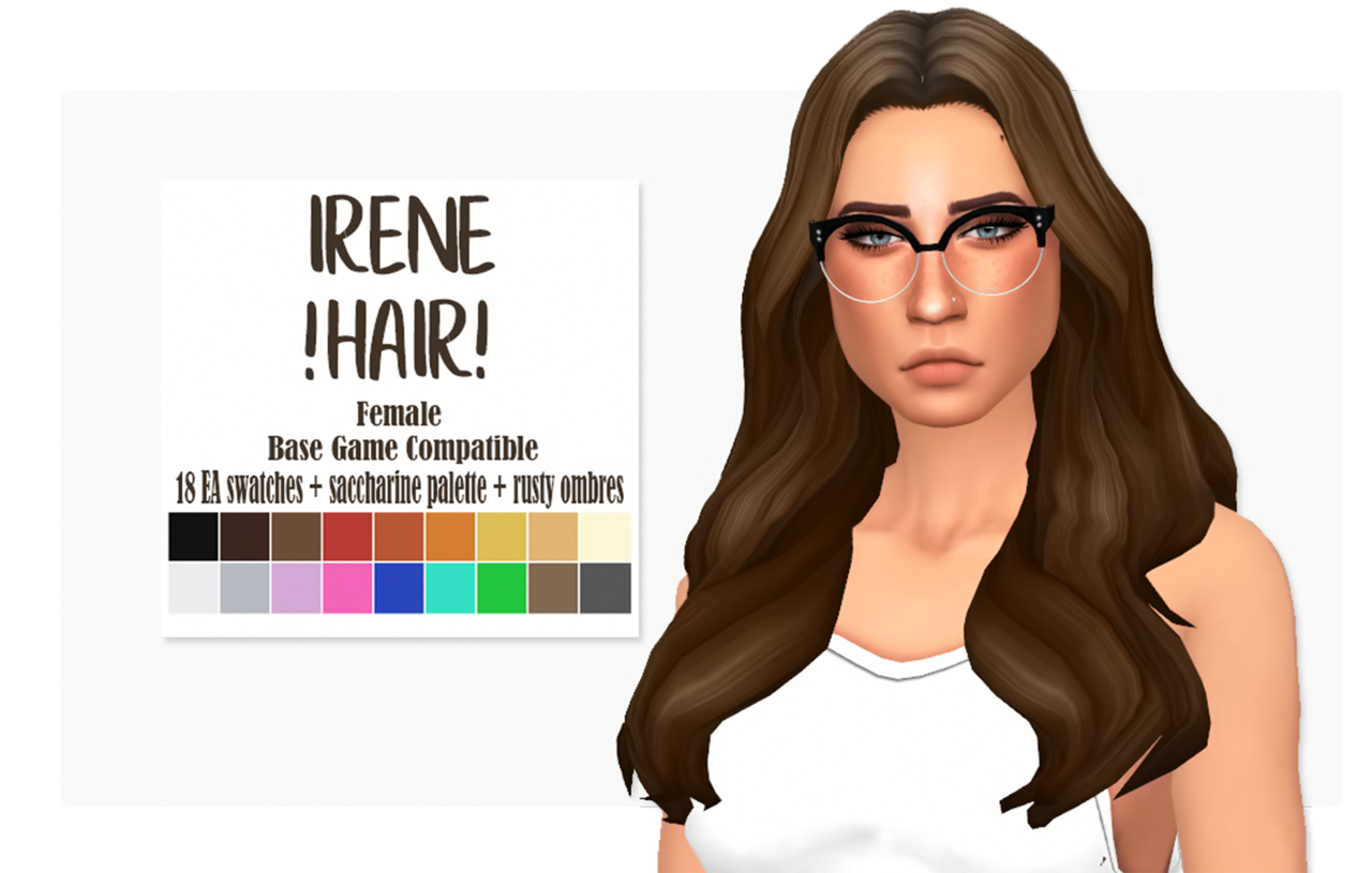 Love 4 Cc Finds Wild Pixel Irene Hair Named After Irene From