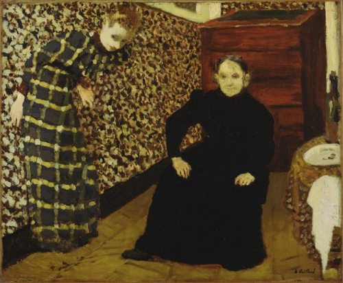 colin-vian:  Edouard Vuillard (1868-1940) Interior, Mother and...