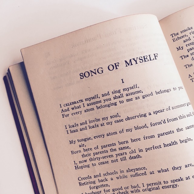 song of myself in leaves of grass