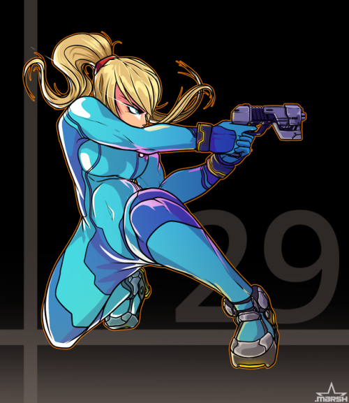 menacing-marshmallow:#29 ZERO SUIT SAMUS