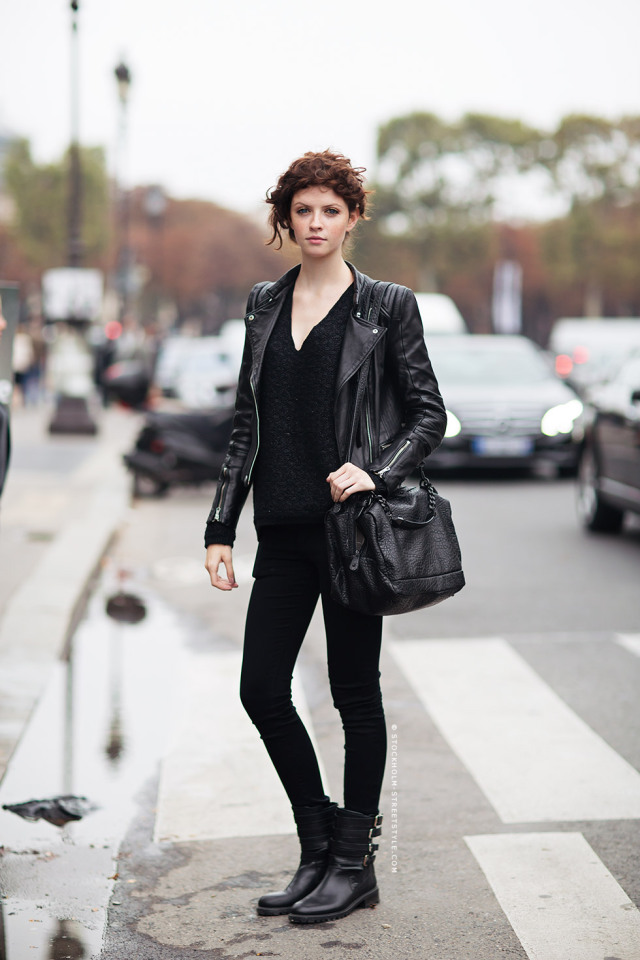 hannah photographed by stockholm street style