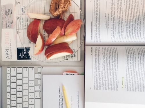 itsdanikashae:Study snacks & a sideways photo.