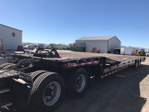 2008 Terex Equipment trailer, Hydraulic beaver tail...