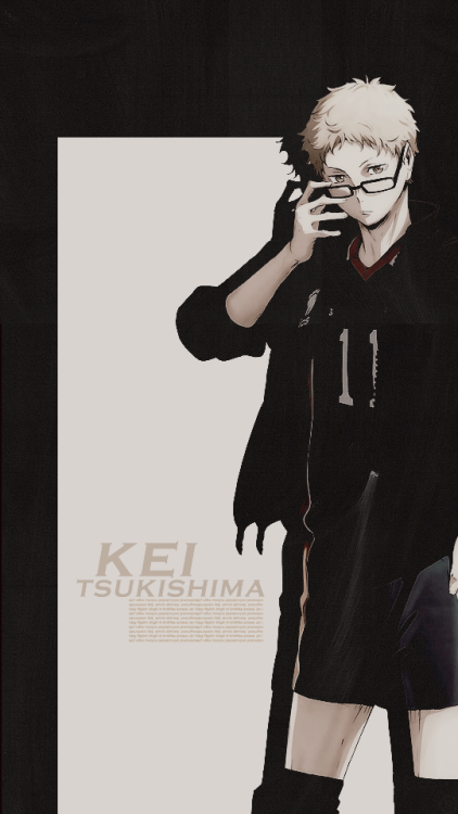 naruzumake:Tsukishima Kei wallpapers [ 540x960 ] requested...