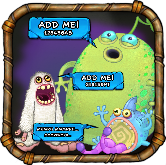 Коды друзей в my singing monsters. Код my singing Monsters. Друзья в my singing Monsters. Код друга в my singing Monsters. Коды в Мои Поющие монстры.