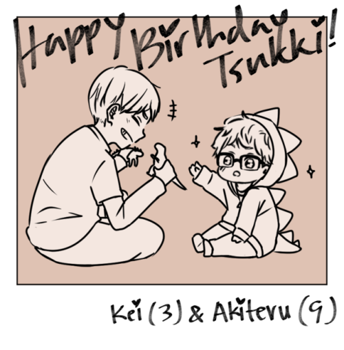 zhacai:Happy Birthday Tsukki!