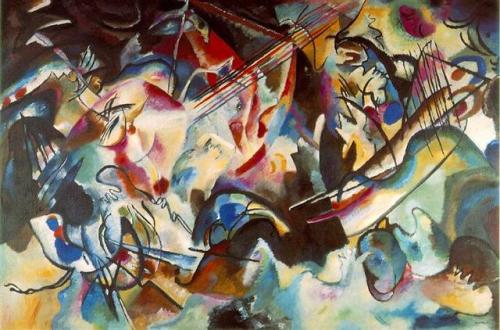 lostaff:
“sm-art-gallery:
“Wassily Kandinsky, Composizione VI, 1913, olio su tela, San Pietroburgo, The Hermitage
” ”