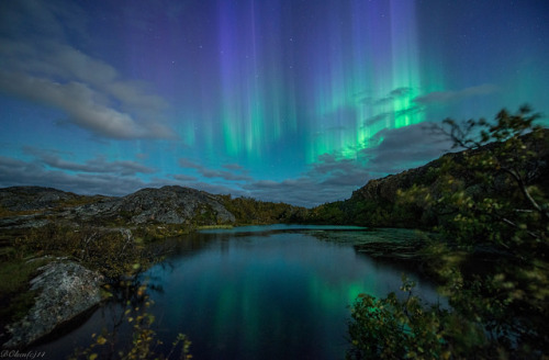 ørnflya kvaløya troms norway auroraborealis northernlights polarlicht longexposure nightphoto nikond800