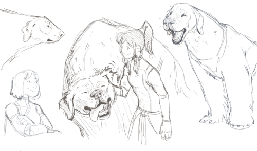 xaibaugrove:juluia:Korra and Naga :’)my dog really liked...