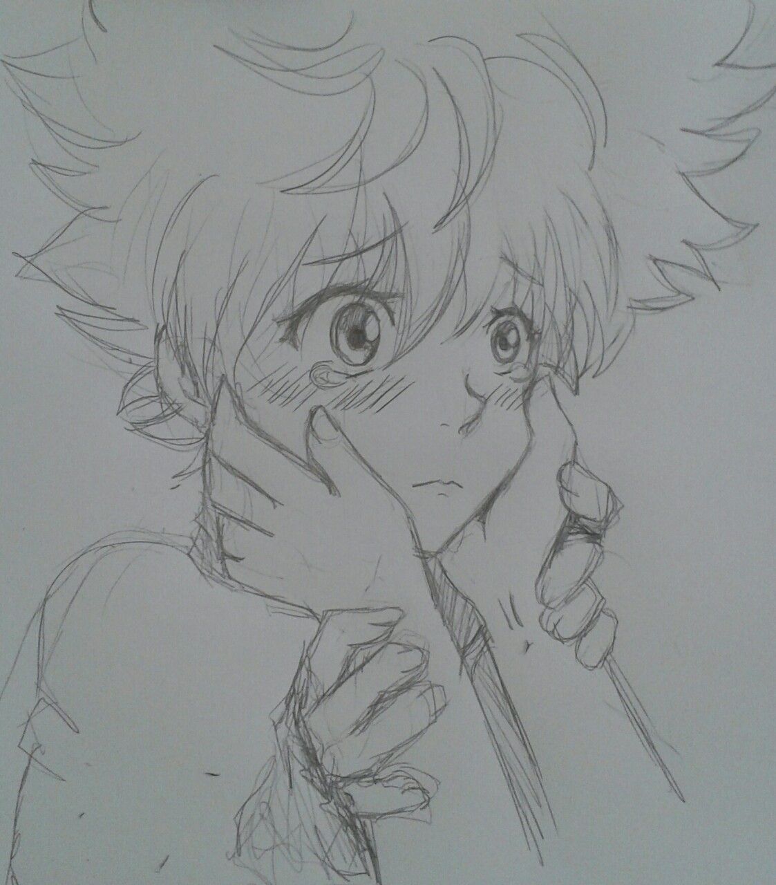 First Comes Rock Who Felt Like Doodling Some Sad Killua