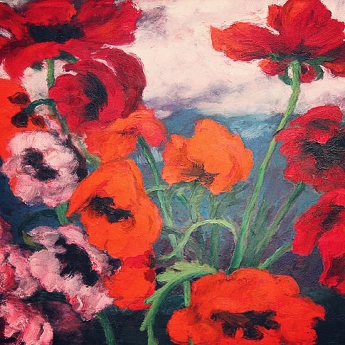 slamboyyy:Emil Nolde | Poppies | 1942