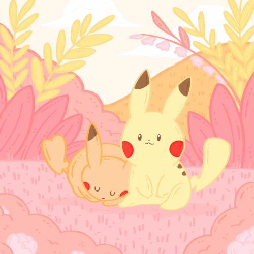 illustrator illustration illustrators on tumblr children& 039;s illustration art digital art fan art artists on tumblr pokesnap pokemon go pokemon pikachu cute cuddles cuddly love sweet inktober drawtober digital drawing