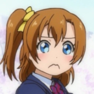 look at this child look at this fluff ball honoka kousaka honkers ll love live