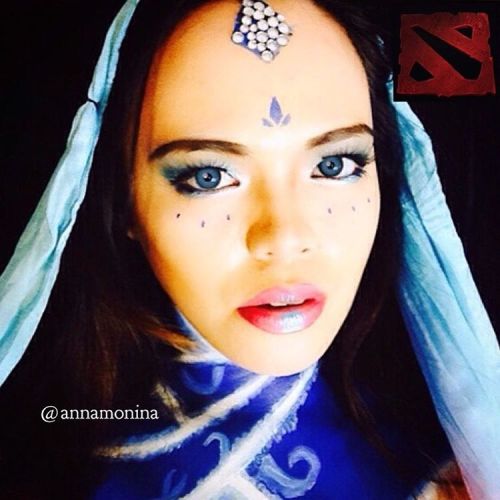 Anna Monina Rylai The Crystal Maiden Halloween Makeup