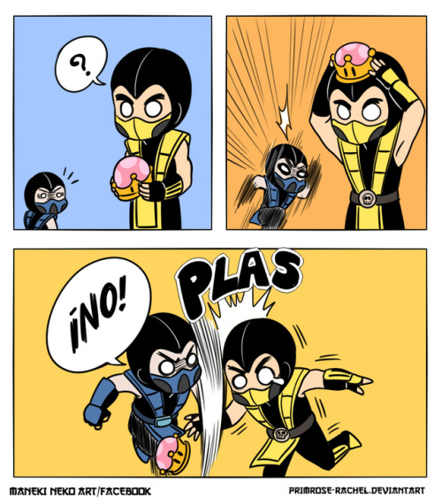 primroserachel17:Sub-Zero won´t let Scorpion turn into a...