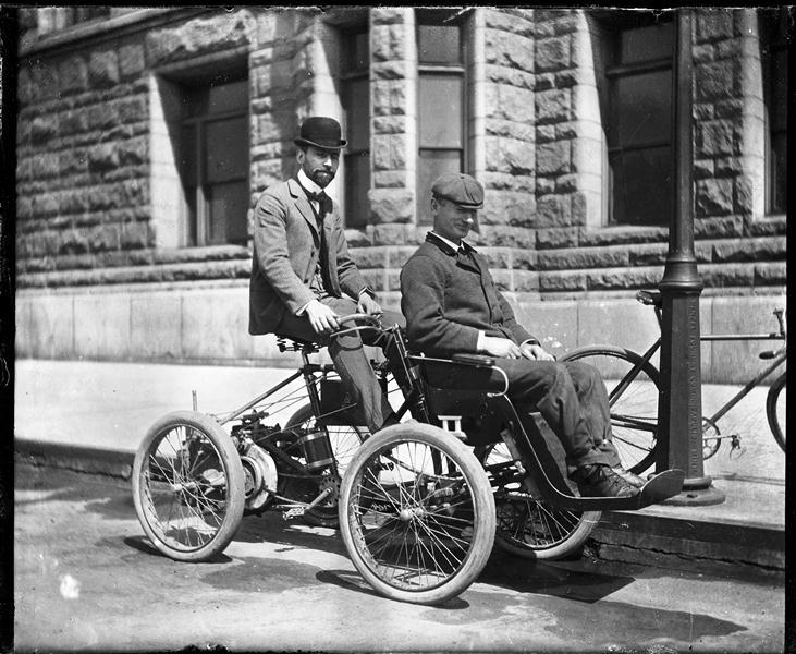 motorized tandem bike