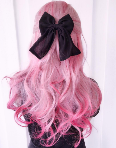 Pink Hairbow Tumblr