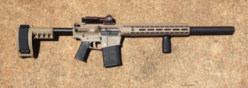 mk-ultra-armory:.308 AR10 Pistol 12.5" w/ a retro aimpoint...