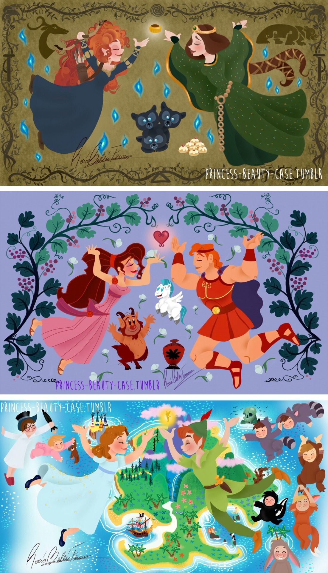 🌸Rocío's Art🌸 — Hi!!! These are all my drawings of Disney movies...