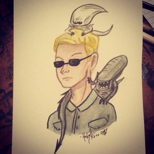 haleyklineart:Cool Alien Dad. 