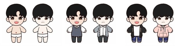 seventeen plush dolls