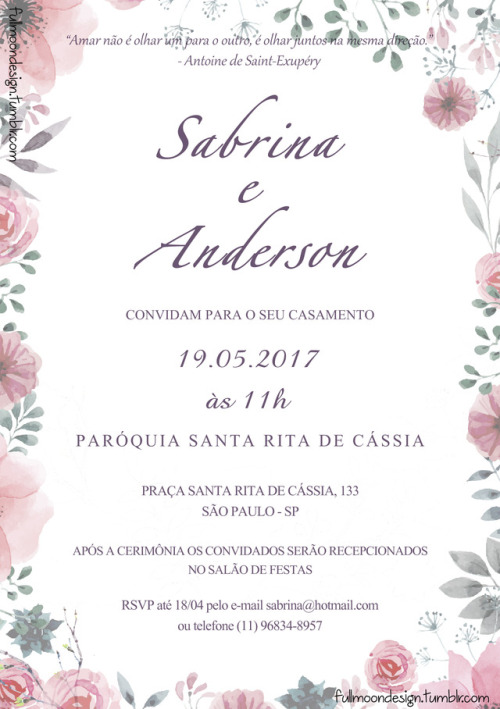 Convite De Casamento Tumblr