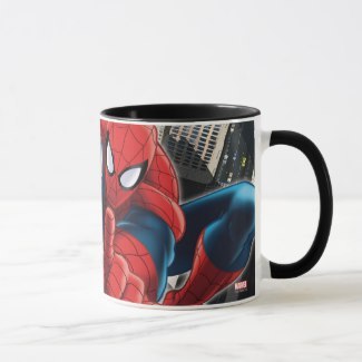 Spider-Man High Above the City Mug