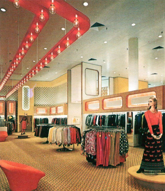 70′s Marshall Field’s promo photo, from Woodfield... - The Groovy Archives