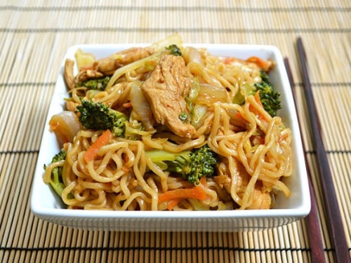 sweetsrsmitty:chicken yakisoba