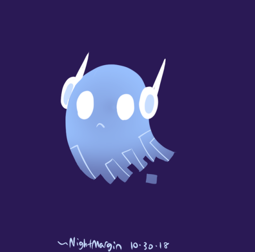 GHOST ROBOT halloween robot doodle