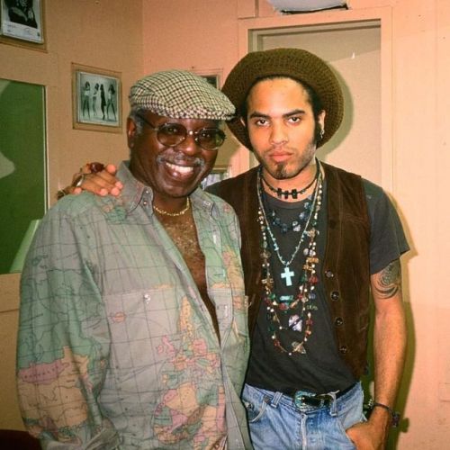 culturalappreciator:Curtis Mayfield & Lenny Kravitz