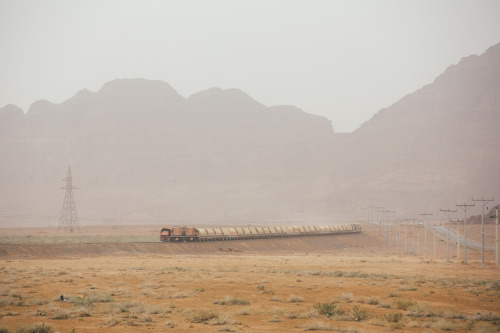 samhorine:chasing trains through the desert (dead sea bound) //...